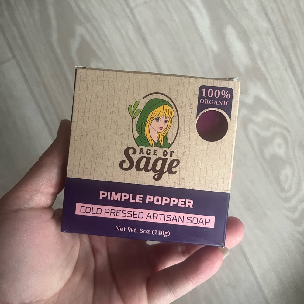 Sage of Sage Pimple Popper Cleanser - Purple